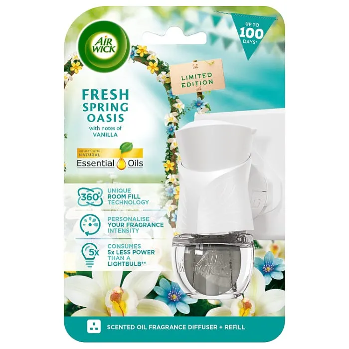 Air Wick Fresh Spring Oasis Electrical Plug In, 19ml