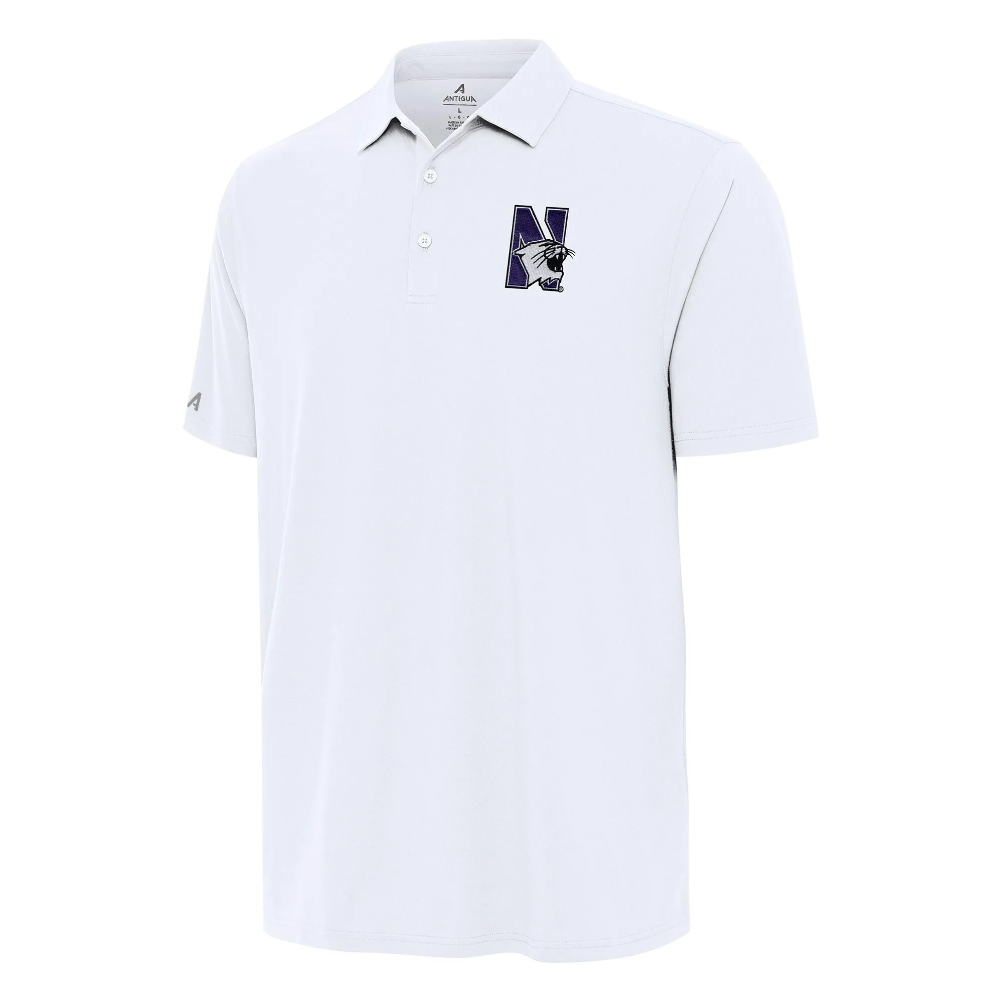 Antigua Northwestern Wildcats White Era Polo
