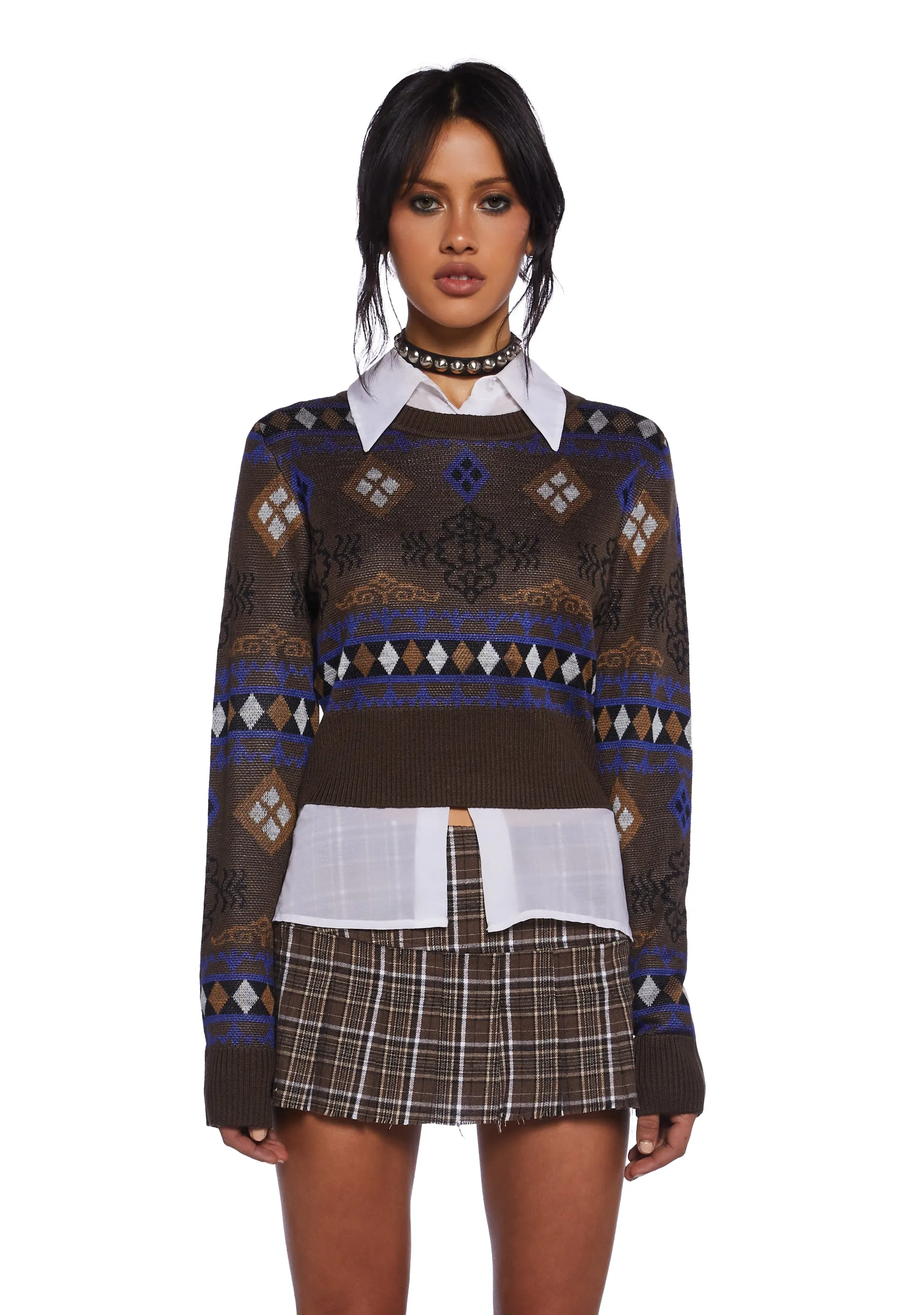 Autumn Edge Knit Sweater-