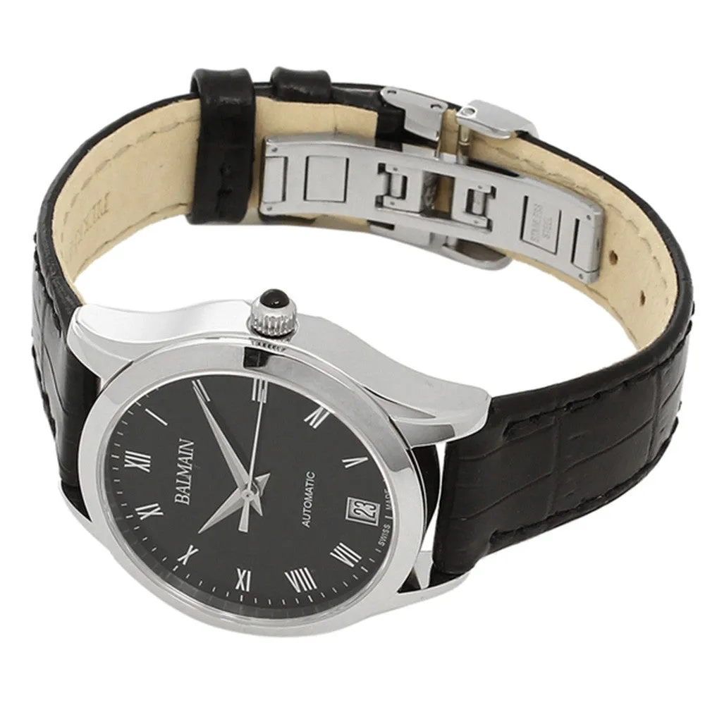 Balmain Women's Classic R Granda Black Dial Automatic Watch