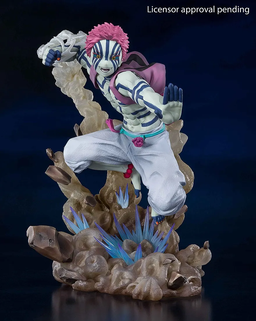 Bandai Figuarts Zero One Demon Slayer Kimetsu no Yaiba Akaza Upper Three Figure (pink)