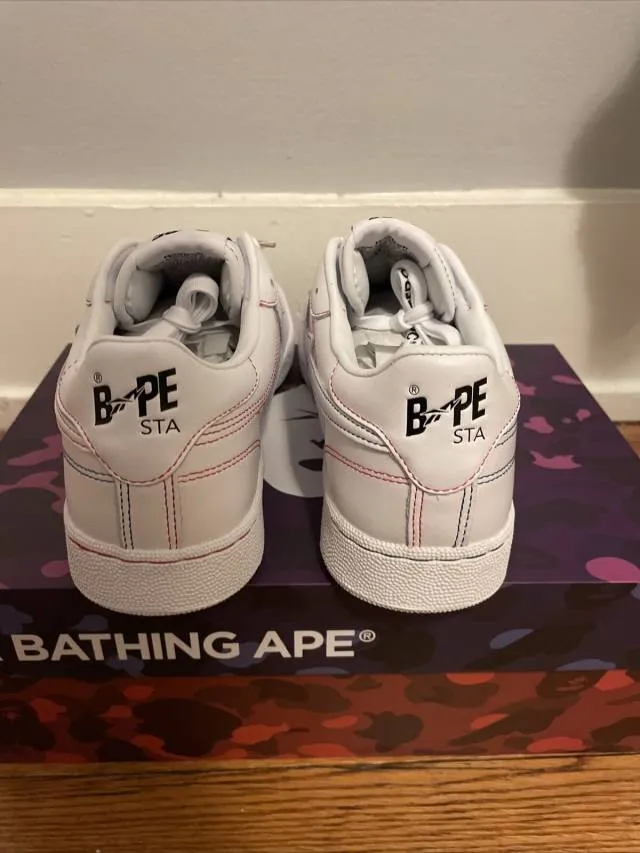 Bape x reebok club c 85