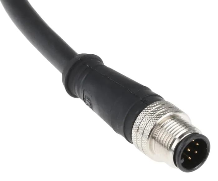 Brad from Molex Straight Male 8 way M12 to Unterminated Sensor Actuator Cable, 2m