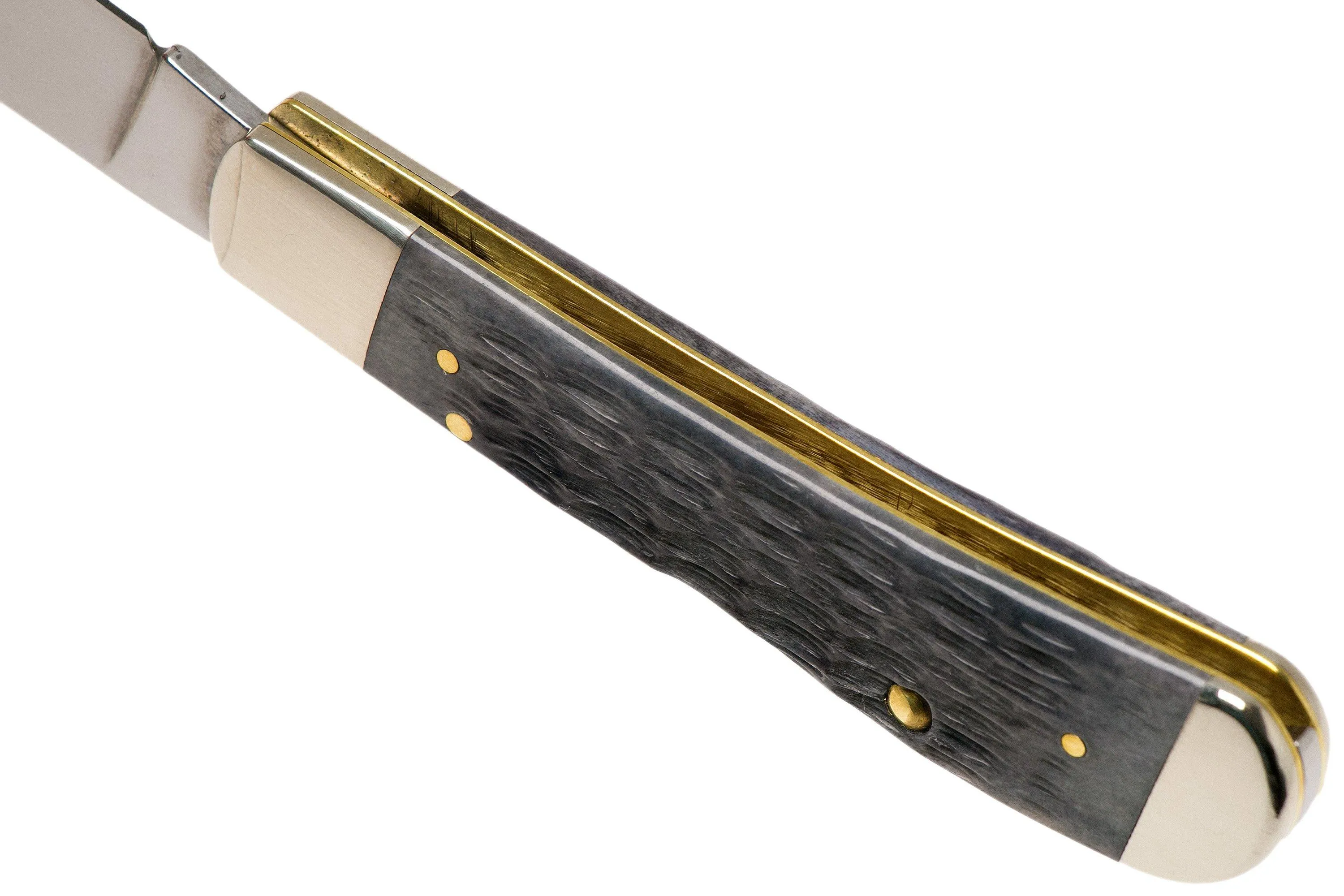 Case Tribal Lock Pocket Worn Grey Bone, Crandall Jig, 58411, TB612010L CV pocket knife