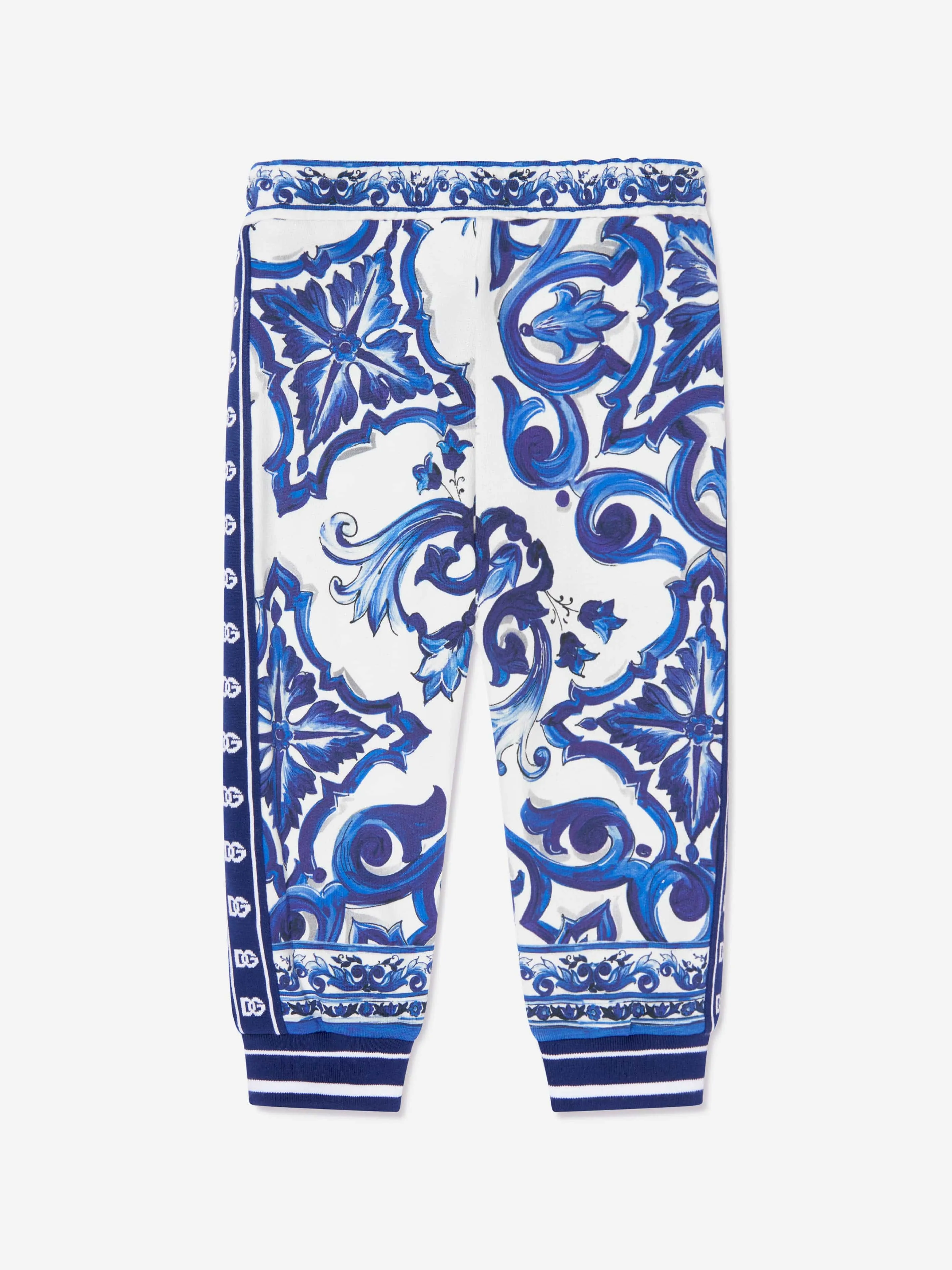 Dolce & Gabbana Kids - Baby Girls Majolica Print Joggers | Childsplay Clothing