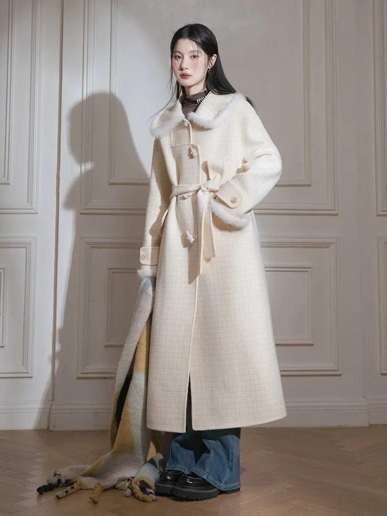 Fur Edge Doll Collar Coat
