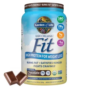 Garden of Life RAW Organic Fit High Protein for Weight Loss Chocolate 32.09 oz (910 g)