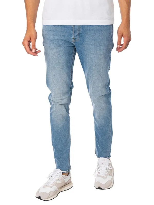 Jack & Jones Glenn Original 770 Slim Jeans - Light Blue Denim
