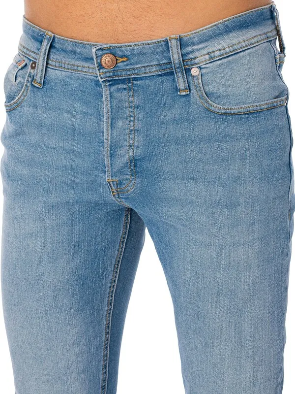 Jack & Jones Glenn Original 770 Slim Jeans - Light Blue Denim