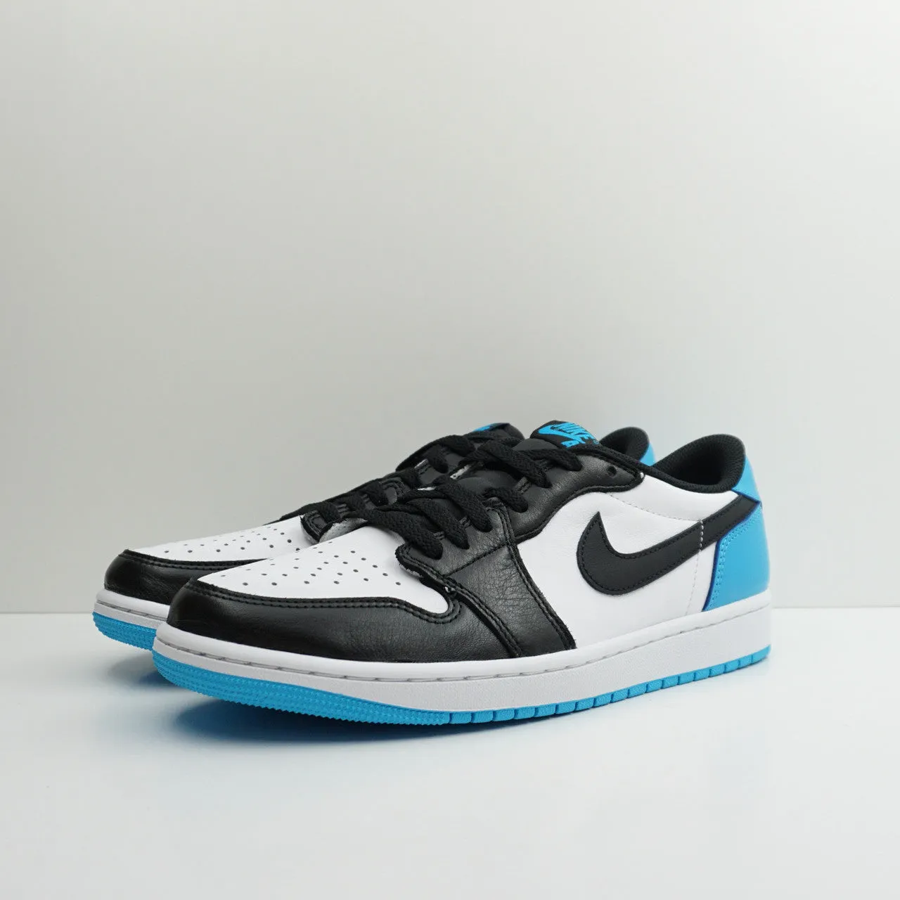 Jordan 1 Retro Low OG Black Dark Powder Blue