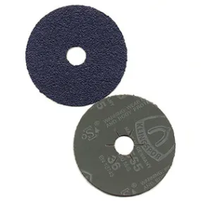 Klingspor Abrasives Alumina Zirconia CS565 Fibre Discs, 24 Grit, 7"x 7/8" Center Hole, 5pk
