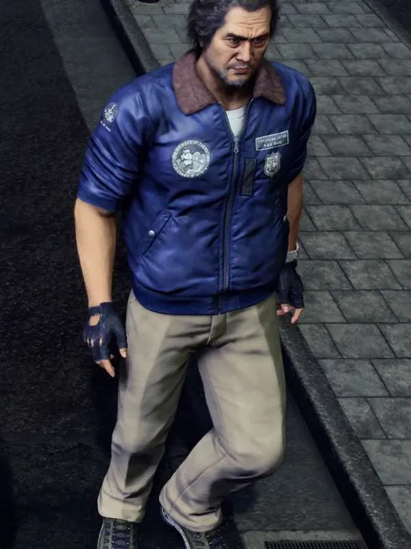 Kouichi Adachi Like a Dragon Infinite Wealth 2024 Blue Jacket -