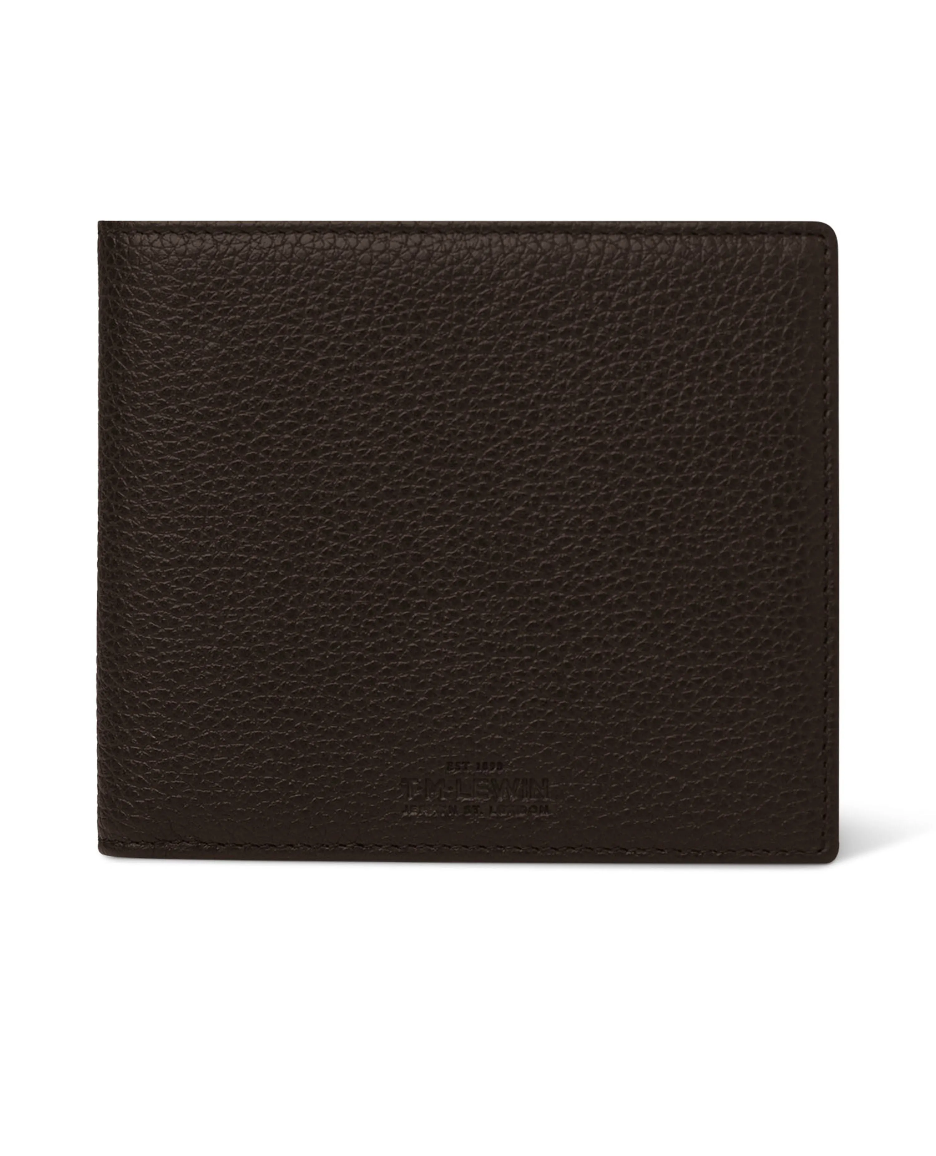 Leather Bifold Wallet Brown