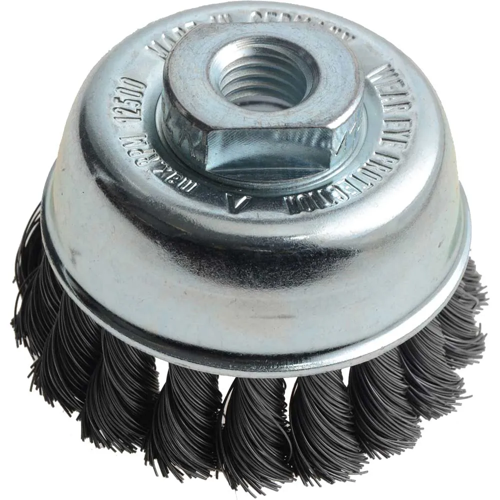 Lessmann 0.35 Steel Wire Knot Cup Brush