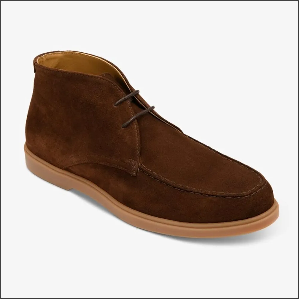 Loake Amalfi Chocolate Brown Suede Size 44 Only//