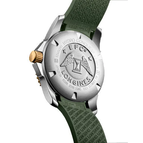 Longines Hydroconquest Green Matt Dial Men 41mm