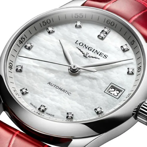 Longines Master Collection White Mother-Of-Pearl dial Women 34mm