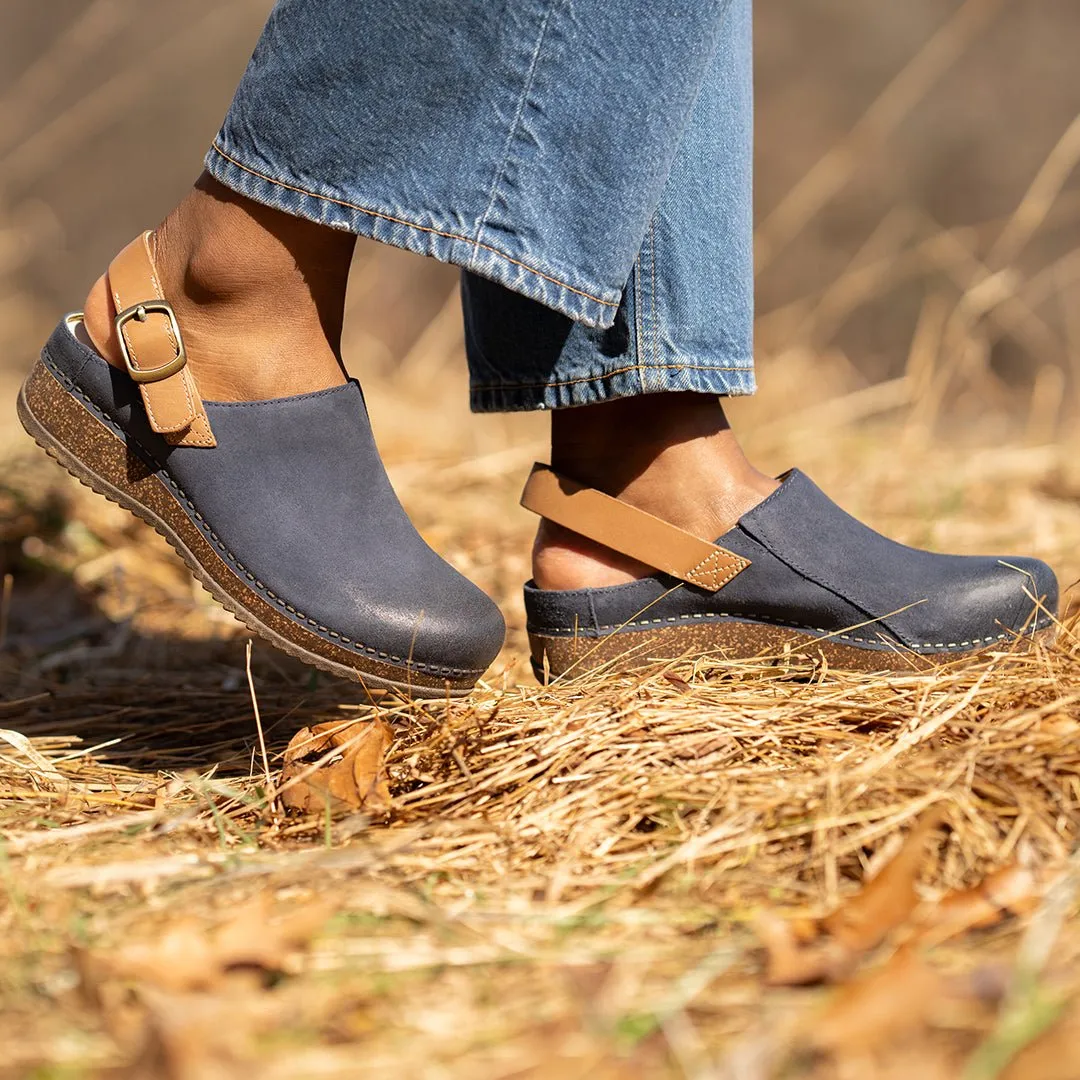 Merrin | Burnished Suede | Blue