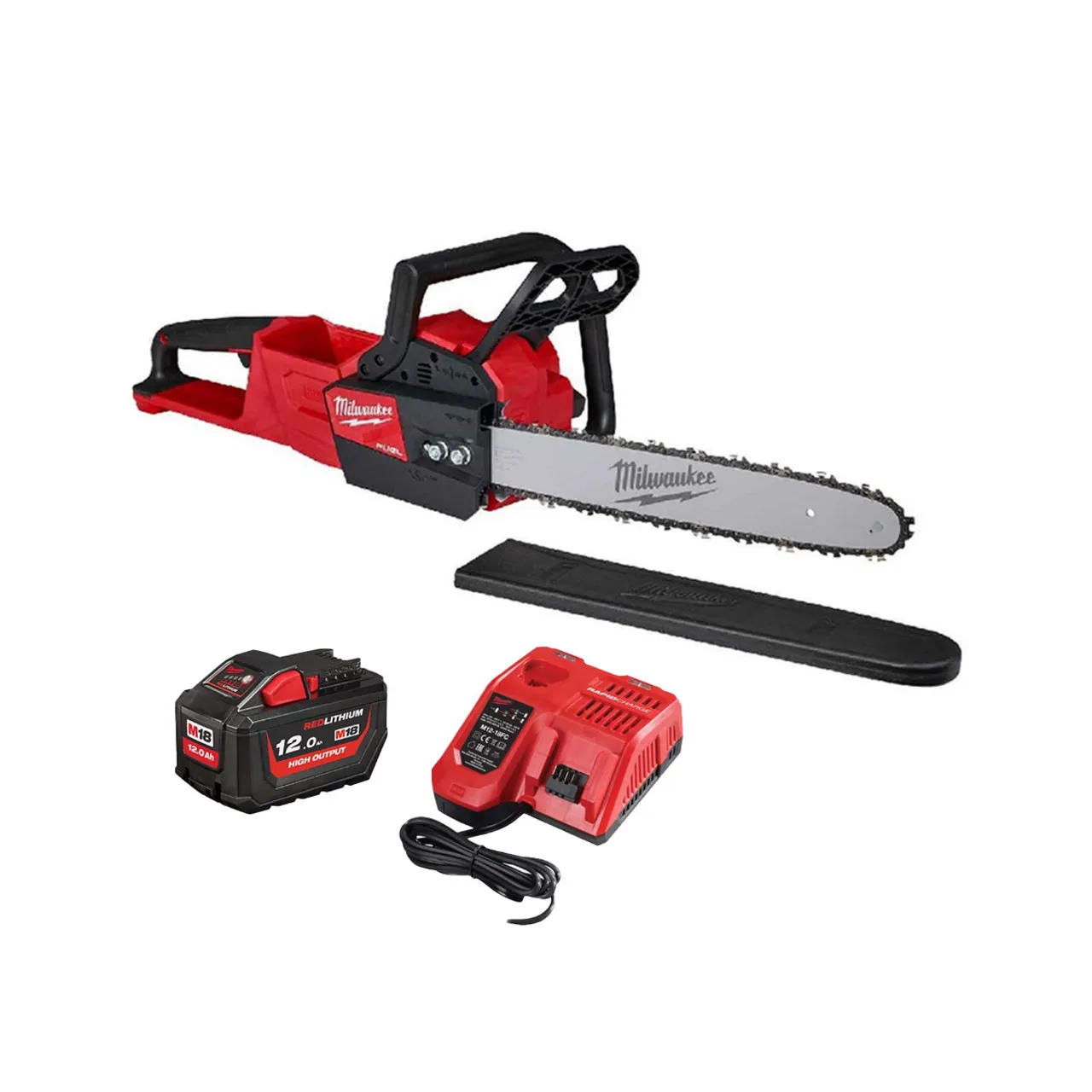 Milwaukee M18FCHS35-121 FUEL 35cm Bar Chainsaw with 1x 12.0Ah Battery