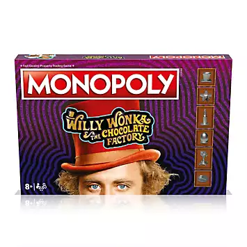 Monopoly Willy Wonka & The Chocolate Factory Board Game | Grattan