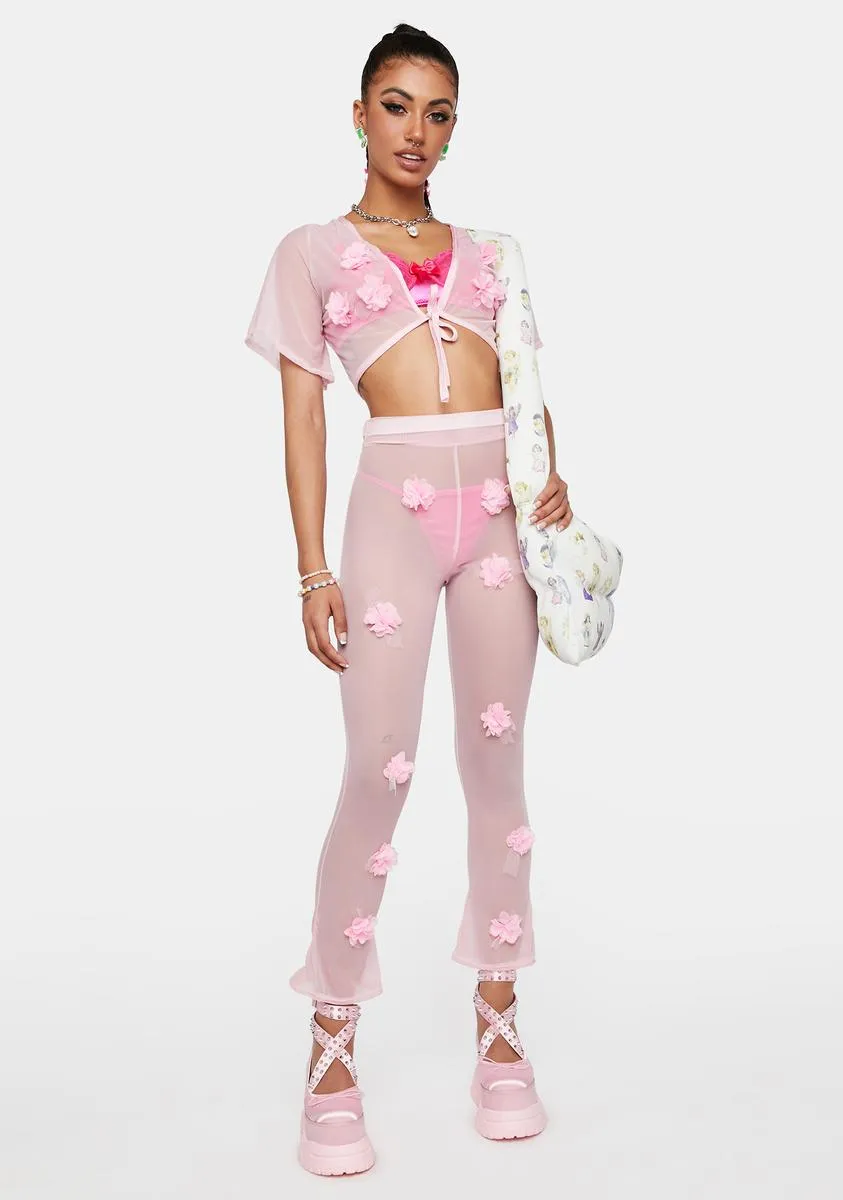 Pink Daisy Trousers-
