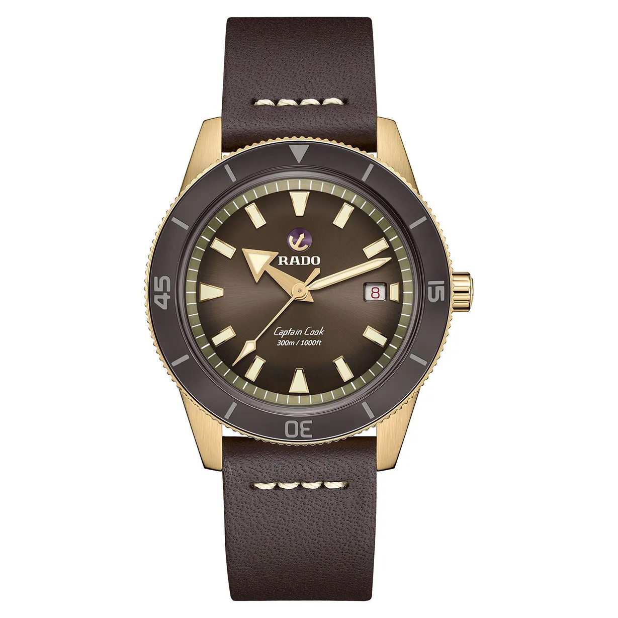 Rado Captain Cook Brown Dial Men 42mm
