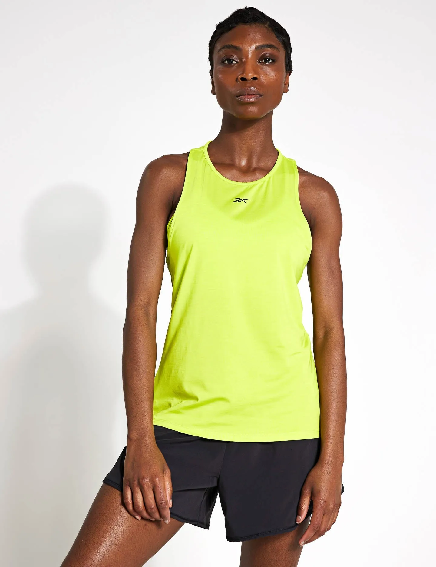 Reebok Chill Athletic Tank Top - Acid Yellow