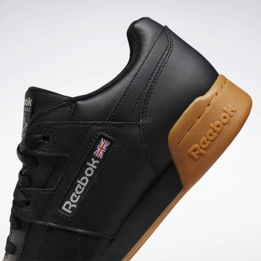 REEBOK WORKOUT PLUS - Black / Carbon / Classic Red / Reebok Royal-Gum