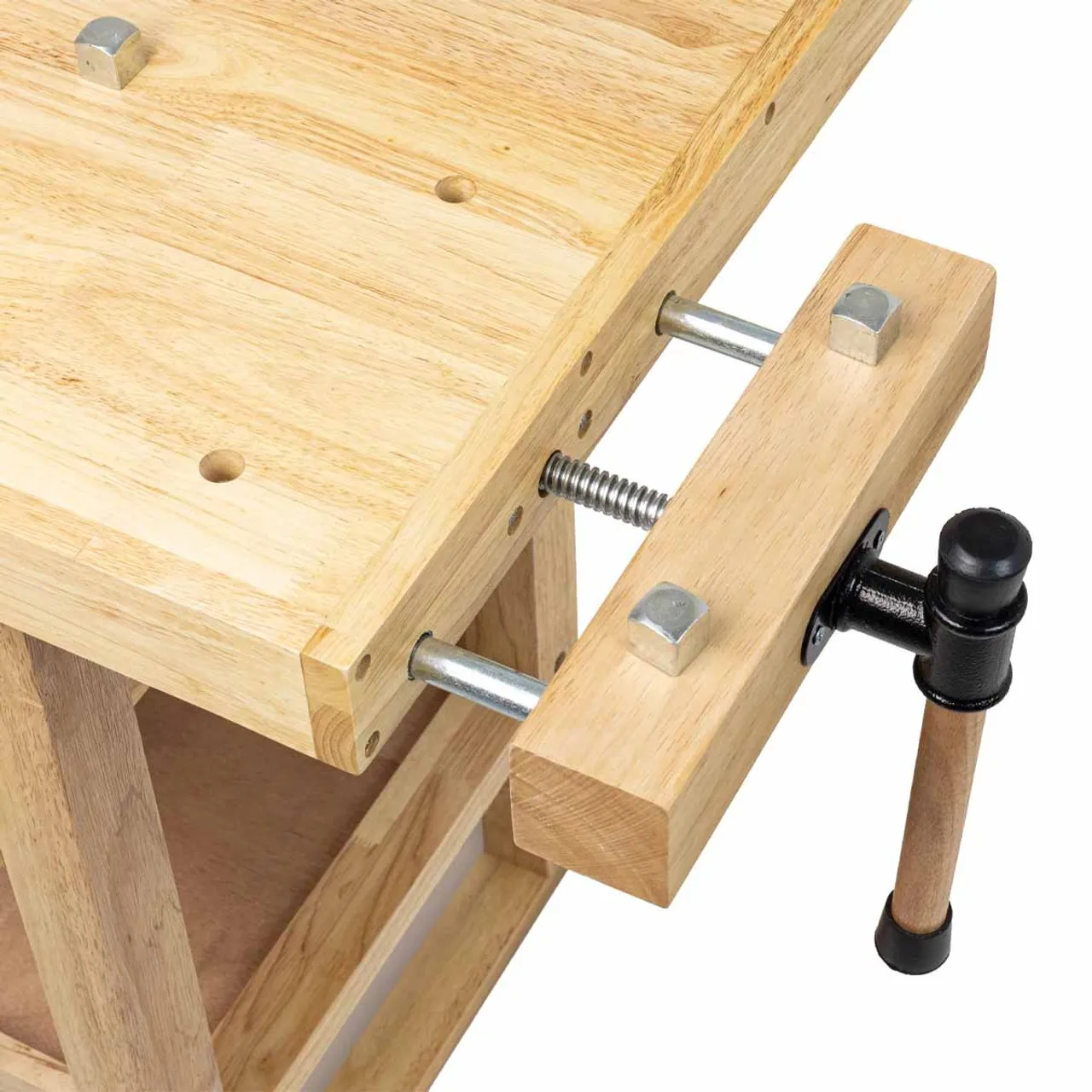 SIP 01460 Professional Hardwood Workbench with 4 Drawers