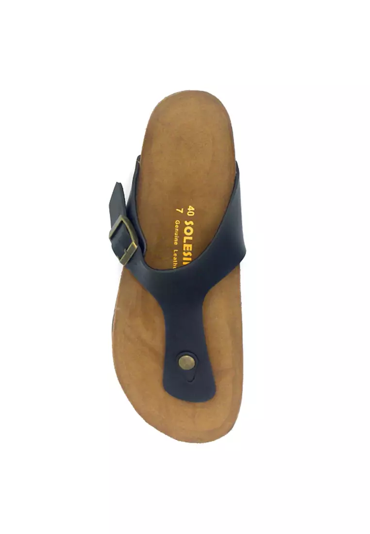 SoleSimple Rome - Black Sandals & Flip Flops