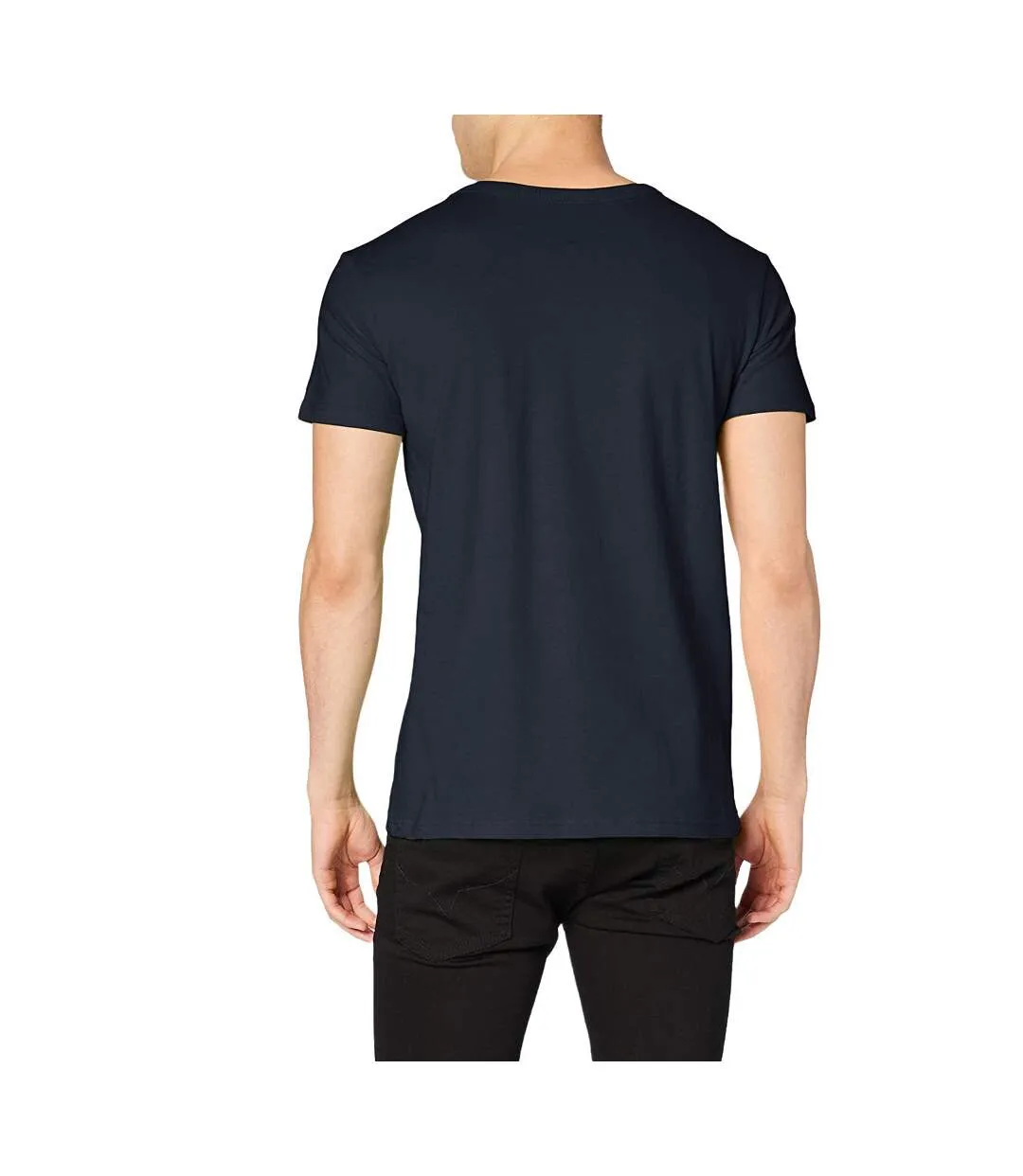 Stedman Mens Stars Ben Crew Neck Tee (Blue) - UTAB355
