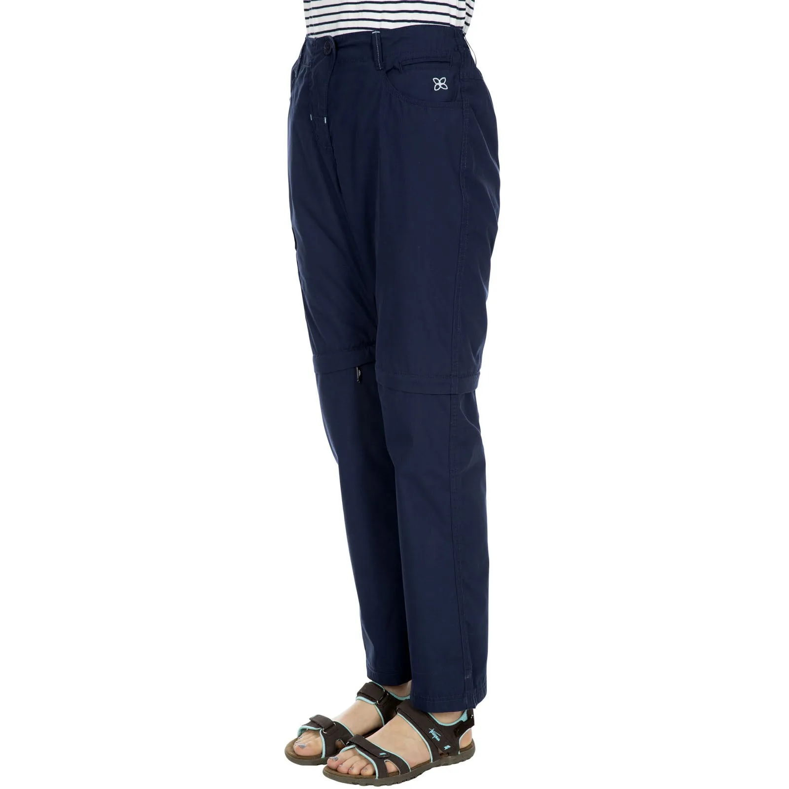 Trespass Womens Rambler Zip Off Walking Cargo Trousers