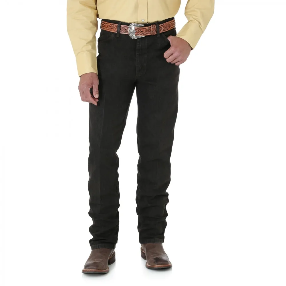 Wrangler Mens Slim Fit Cowboy Cut Jeans | Black Chocolate